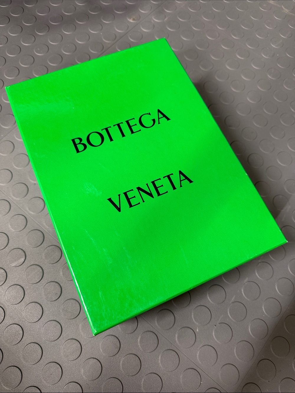 Bottega Veneta Green Box with Black Logo